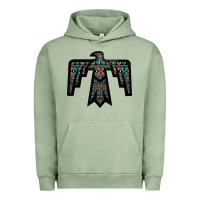 Black Aztec Thunderbird Urban Hoodie | Teevron