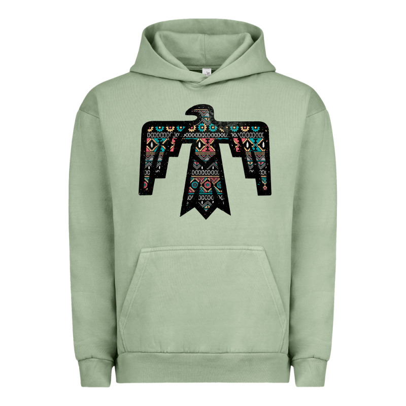 Black Aztec Thunderbird Urban Hoodie by Bettercallsaul | Teevron