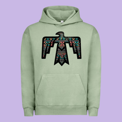 Black Aztec Thunderbird Urban Hoodie Designed By Bettercallsaul
