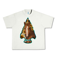 Pistachio arrowhead horse Urban Heavy Tee - RanaPortraitStore