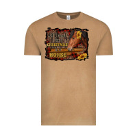 Vintage Camel all i want for christmas is a horse brown horse Vintage Tee - RanaPortraitStore