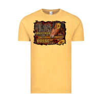 Vintage Mustard all i want for christmas is a horse brown horse Vintage Tee - RanaPortraitStore
