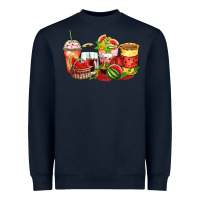 Navy watermelon farm fresh coffee cups Heavyweight Sweatshirt - Zillion Design Studio