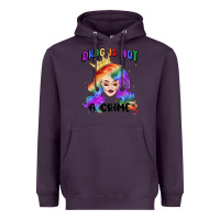 Plum drag is not a crime fabulous drag queen Heavyweight Hoodie - MaliasSmallBusiness