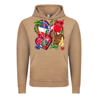 Vintage Coffee dominican republic  hearts Vintage Hoodie - texasbilliewilder