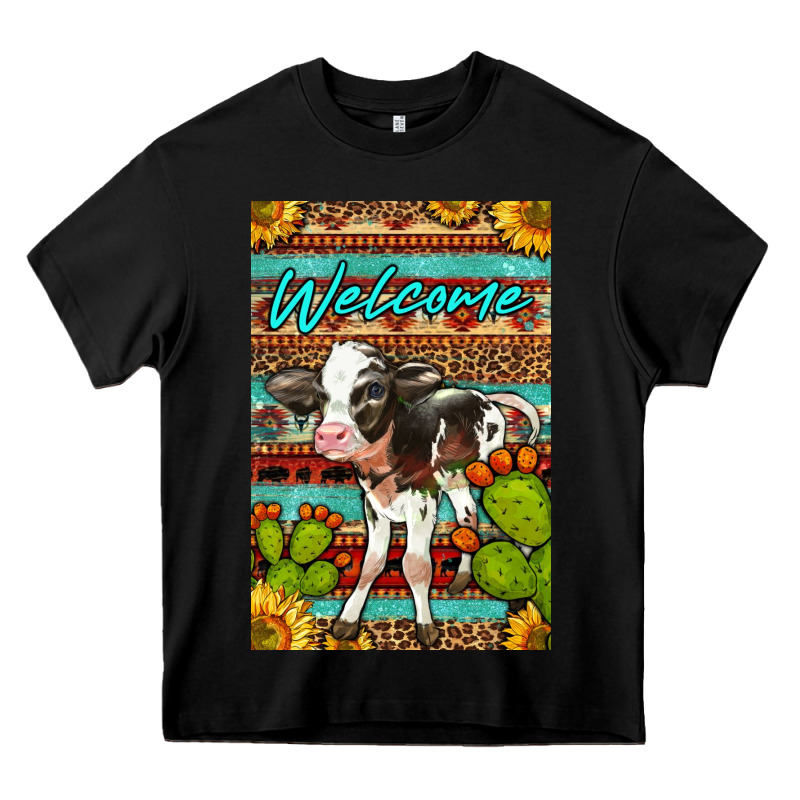 Welcome Cute Baby Calf Heavy Core Tee by LillyAllenDesigns | Teevron