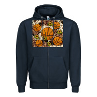 Navy basketball Zipper Hoodie - JahusDesignShop