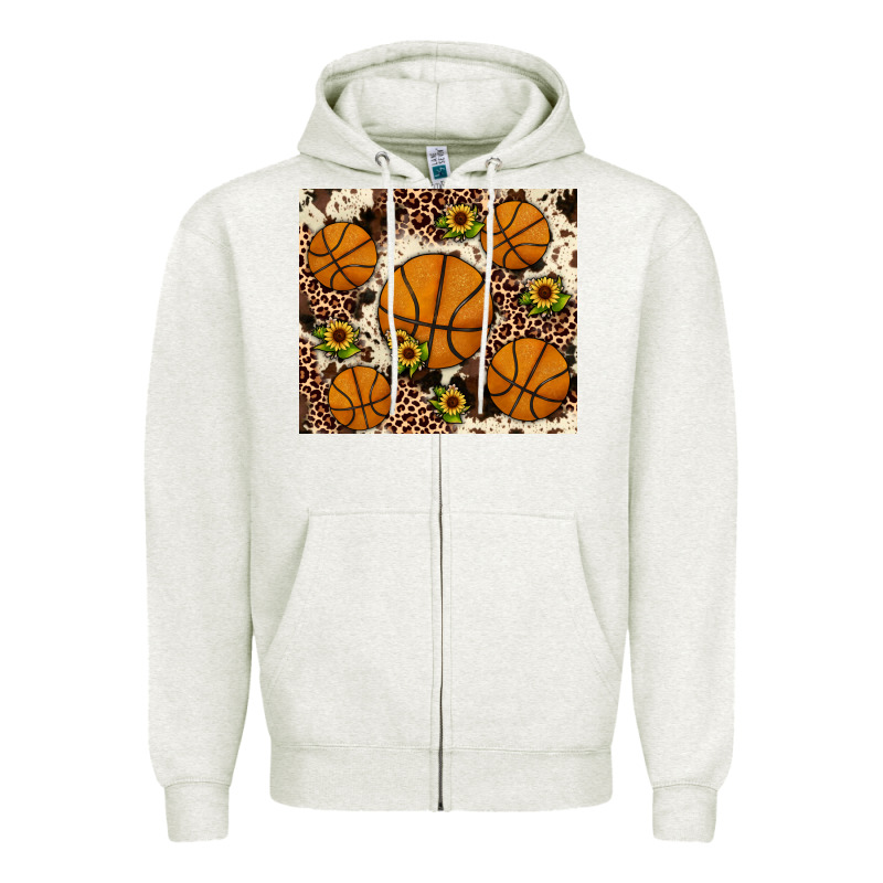 Basketball Zipper Hoodie by JahusDesignShop | Teevron