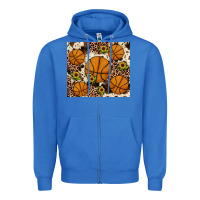 True Royal basketball Zipper Hoodie - JahusDesignShop