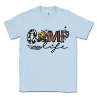 Dusty Blue camp life Classic Tee - CowhideDigitalArt