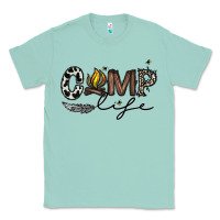 Seafoam camp life Classic Tee - CowhideDigitalArt