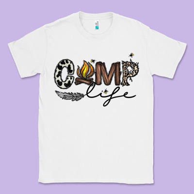 Camp Life Classic Tee Designed By Cowhidedigitalart