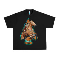 Black arrowhead horse, Urban Heavy Tee - RanaPortraitStore