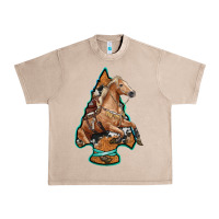 French Oak arrowhead horse, Urban Heavy Tee - RanaPortraitStore