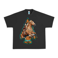 Pigment Black arrowhead horse, Urban Heavy Tee - RanaPortraitStore