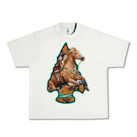 Pistachio arrowhead horse, Urban Heavy Tee - RanaPortraitStore