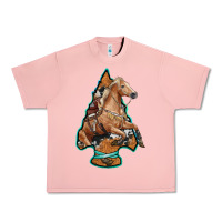 Salmon arrowhead horse, Urban Heavy Tee - RanaPortraitStore