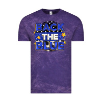 Cloud Purple back the blue Vintage Tee - Zillion Design Studio