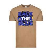 Vintage Coffee back the blue Vintage Tee - Zillion Design Studio