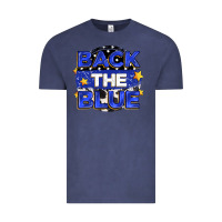 Vintage Denim back the blue Vintage Tee - Zillion Design Studio