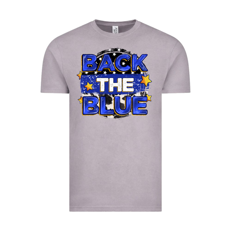 Back The Blue Vintage Tee by Zillion Design Studio | Teevron