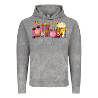 Cloud Rock boss lady coffee cups with money Vintage Hoodie - texasbilliewilder