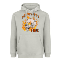 Moon Dust everything's fine Heavyweight Hoodie - MaliasSmallBusiness