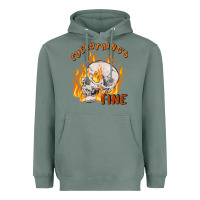 Everything's Fine Heavyweight Hoodie | Teevron
