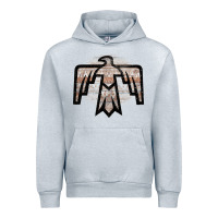 Heather Grey Western Light Aztec Thunderbird Urban Hoodie - Bettercallsaul