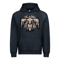 Navy Western Light Aztec Thunderbird Urban Hoodie - Bettercallsaul