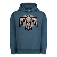Pigment Midnight Navy Western Light Aztec Thunderbird Urban Hoodie - Bettercallsaul