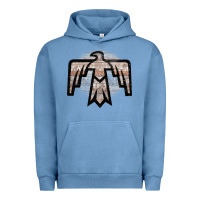 Pigment Pebble Blue Western Light Aztec Thunderbird Urban Hoodie - Bettercallsaul