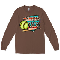Chestnut softball life Long Sleeve Tee - CowhideDigitalArt