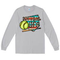 Moon Dust softball life Long Sleeve Tee - CowhideDigitalArt
