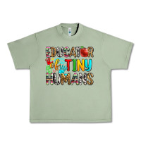 Oil Green educator of tiny humans Urban Heavy Tee - Zillion Design Studio