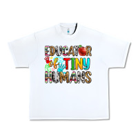 White educator of tiny humans Urban Heavy Tee - Zillion Design Studio