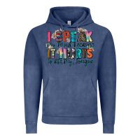 Vintage Denim i speak my mind because it hurts to bite my tongue Vintage Hoodie - Zillion Design Studio