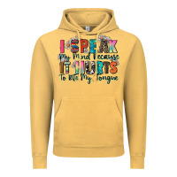 Vintage Mustard i speak my mind because it hurts to bite my tongue Vintage Hoodie - Zillion Design Studio