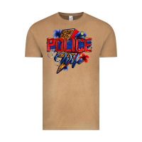 Vintage Camel police wife with lightning bolt Vintage Tee - Zillion Design Studio