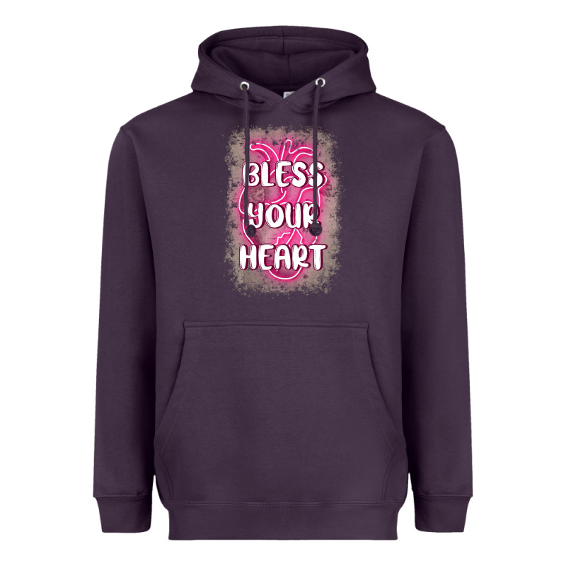 Bless Your Heart Heavyweight Hoodie by MaliasSmallBusiness | Teevron