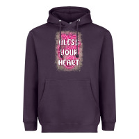 Plum bless your heart Heavyweight Hoodie - MaliasSmallBusiness