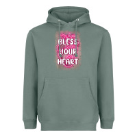Sage bless your heart Heavyweight Hoodie - MaliasSmallBusiness