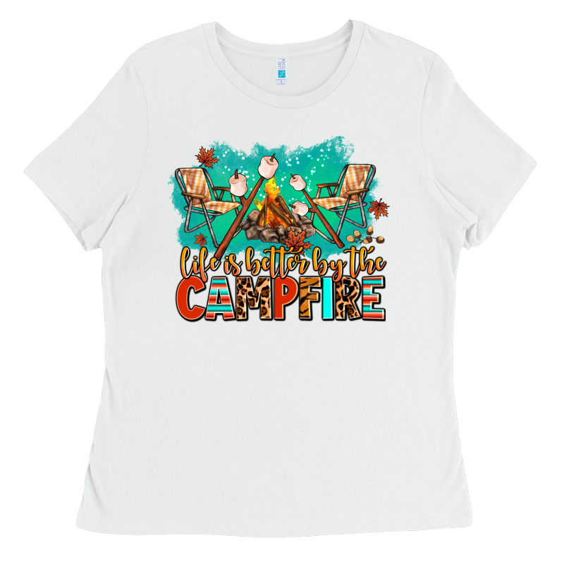 Life Is Better By The Campfire Ladies Tee by AdoDesignShop | Teevron