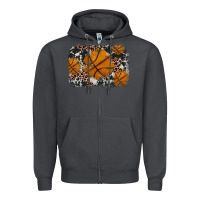 Smoke basketball background Zipper Hoodie - JahusDesignShop
