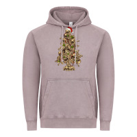 Vintage Zinc Skeleton Christmas Tree Vintage Hoodie - RanaPortraitStore