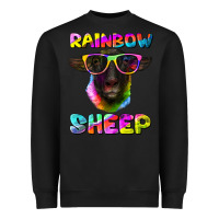 Black rainbow sheep suffolk sheep Heavyweight Sweatshirt - RanaPortraitStore