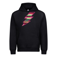 Black Pink Serape Lightning Urban Hoodie - Bettercallsaul