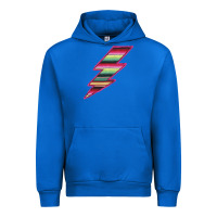Cobalt Pink Serape Lightning Urban Hoodie - Bettercallsaul