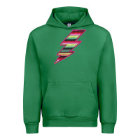 Emerald Pink Serape Lightning Urban Hoodie - Bettercallsaul