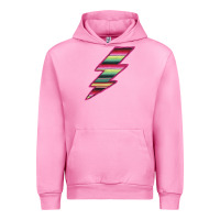 Fuchsia Pink Pink Serape Lightning Urban Hoodie - Bettercallsaul